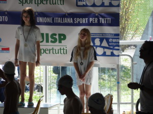 Rosanna Claudia Russo alla premiazione dei 50 rana Es.B